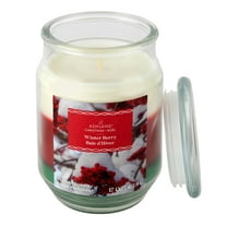 Christmas 17oz Winter Berry Scented Jar Candle