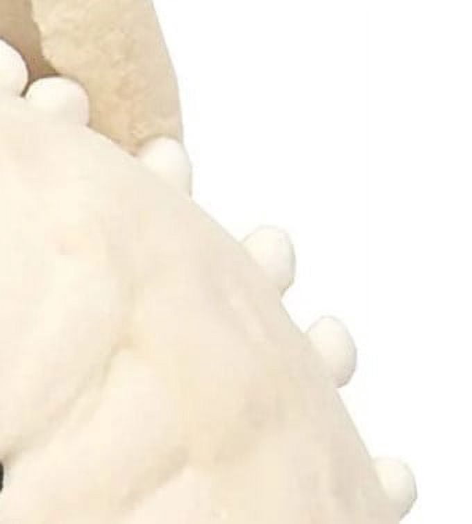 Heritage Kids Kitty Figural Bean Bag, off-White Polyester
