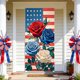thumbnail image 4 of CaiYueKe Independence Day Patriotic Door Curtain American Flag Stars Stripes Outdoor Indoor Decorative Hanging Banner Party Decorations for Wall Window Home Celebration, 4 of 7