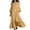 Gold, variant on Summer Dresses for Women 2026 Off Shoulder Long Puff Sleeve Smocked Tiered Maxi Dress Flowy Beach Sundress with Pockets Loose Vacation Kaftan Gown