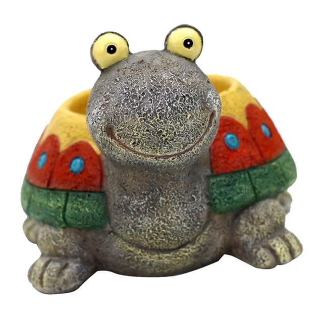 Decoración Del Hogar Tortuga de Cactus Adorno de Florero Sunnimix Macetas de plantas suculentas