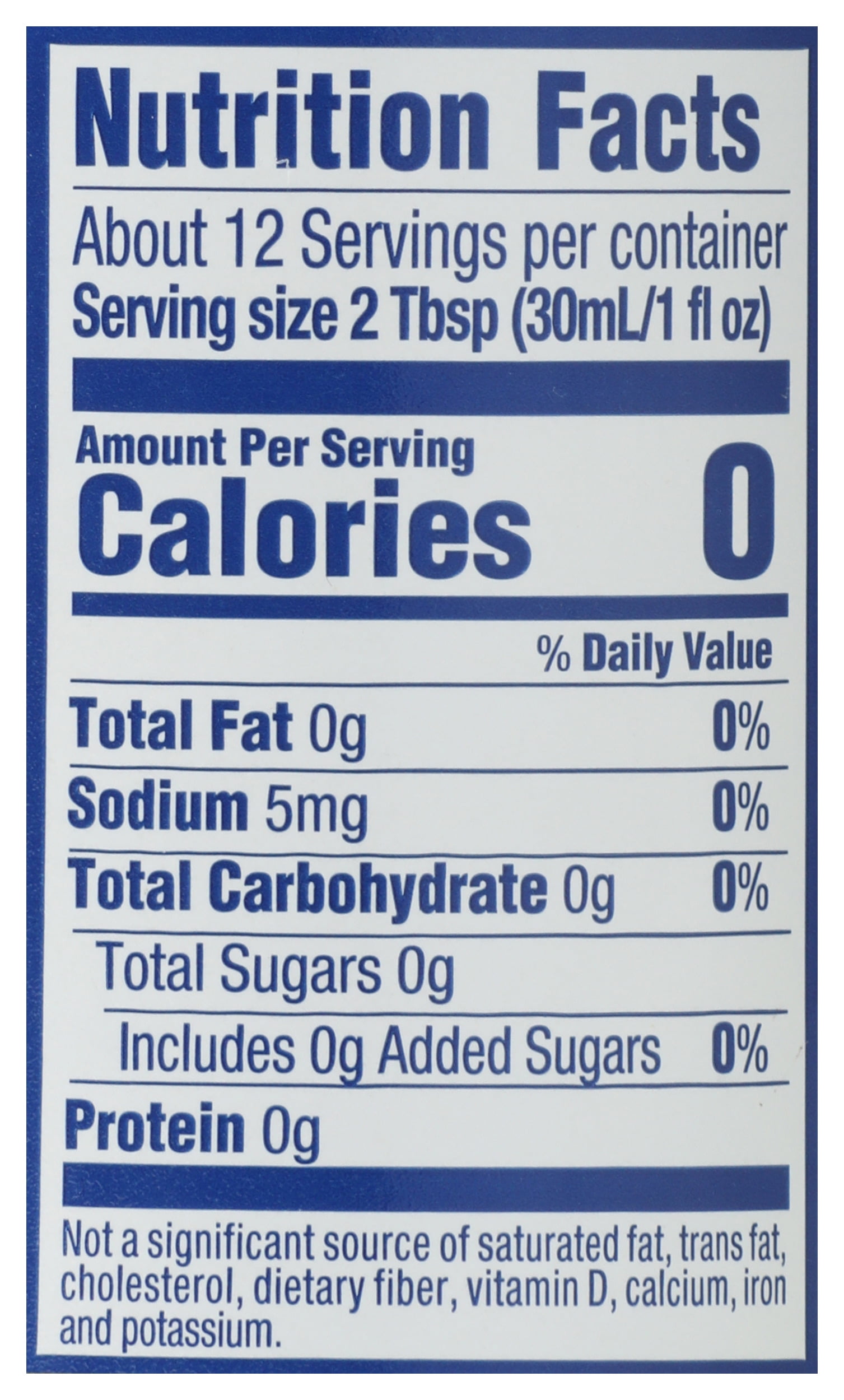 Pack of 4, Torani Sugar Free Vanilla Syrup, 12.7 fl oz