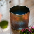 thumbnail image 4 of Rust Style Art Glass Vase, 4 of 13