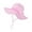 Pink, variant on T-HOTLYST Infant Sun Protection Hat Bonnet Soft Cotton Beach Caps Bucket Hat Headwrap with Wide Brimmed and Bows for Girls