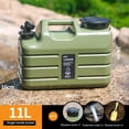 thumbnail image 2 of Cubo de agua de 11 L, tanque de agua exterior con grifo para camping, senderismo, pesca, 2 of 9