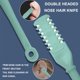 thumbnail image 2 of 4 Cortadores Pelo Nasal 2 en 1 para Hombres Y Mujeres () Verde, 2 of 6