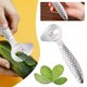 thumbnail image 2 of Pelador de cactus Herramienta peladora de cactus gruesa y resistente Cuchara de acero inoxidable 7,28 x 2,68 pulgadas Mango largo con orificio Accesorio de cocina pequeño, 2 of 7