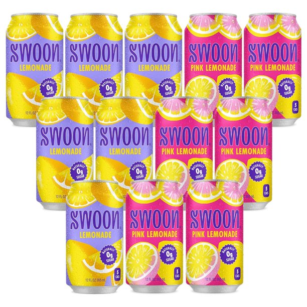 Classic Sugar Free Lemonade - Low Carb, Keto & Paleo-Friendly, Gluten-free Vitamin C Drink - Made with 100% Natural Lemon Juice Concentrate & Sweetened by Monk Fruit, 12 Fl oz (Pack of 12)