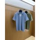 thumbnail image 2 of Camisa POLO de manga corta para hombre, informal, de negocios, sencilla y moderna, con solapa de color contrastante, nueva y de alta calidad para primavera/verano, 2 of 5