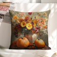thumbnail image 6 of Flowers, pumpkinslinen throw pillowcase decoration pillowcase gifting preferred 20x20 inch cushion cover 4 sets sofa pillowcase sofa bedroom living room car, 6 of 8