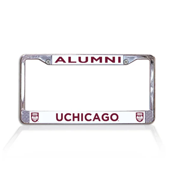 University of Chicago Alumni Metal License Plate Frame (Officially Licensed Product) (Exclusive Design)