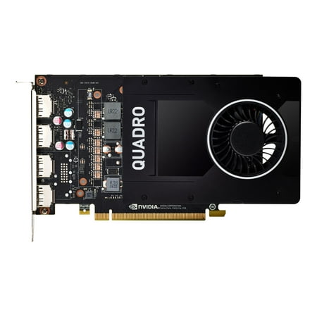 NVIDIA Quadro P2200 - Graphics card - Quadro P2200 - 5 GB GDDR5X - PCIe 3.0 x16 - 4 x DisplayPort - promo - for Workstation Z2 G4 (MT), Z2 G5 (tower), Z4 G4, Z6 G4, Z8 G4; ZCentral 4R