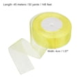 thumbnail image 2 of Uxcell 4cm 50 Yard Sheer Organza Ribbon Chiffon Fabric Gift Wrapping, Lemon, 2 of 6