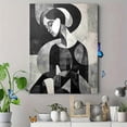thumbnail image 4 of Qisvanset Abstract Woman Canvas Print 15.75x11.81 Inches, 4 of 8