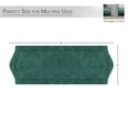 thumbnail image 3 of HOME WEAVERS Waterford Collection Cotton Bath Runner Rug, 22" x 60", Bottle Green, 3 of 9
