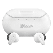 Lucid Hearing Tala Premium Rechargeable OTC Hearing Aids, White - Android Compatible - For Adults with Mild to Moderate Hearing Loss - Bluetooth, App Controls & Rechargeable Battery