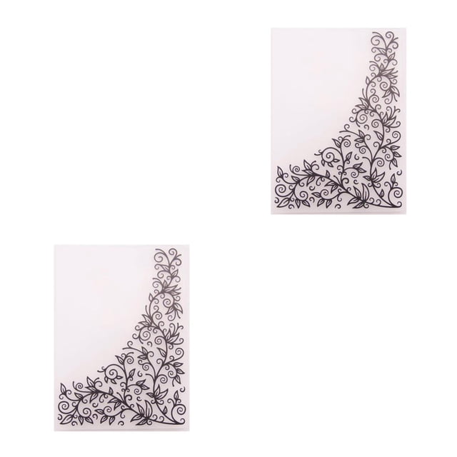 yingyy Scrapbooking Stencil Template Diy Making Festival Decor Embossing 1 2Set