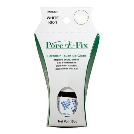 Porc-A-Fix Porcelain Touch Up Glaze - Gloss Finish - White