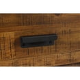 thumbnail image 6 of Jofran Loftworks Modern Industrial Distressed Acacia 50" Sofa Table with Drawers, 6 of 8