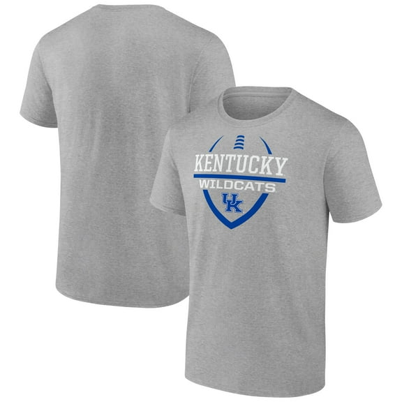 Men's Heather Gray Kentucky Wildcats Football Fan T-Shirt