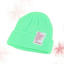 ADDHAT Baby Knitted Hat Made of Cotton Perfect for Photography Shoots and Baby Shower Light Green