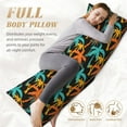 thumbnail image 5 of Disketp Palm Trees Print Body Pillow Cover - Super Soft 20x54 Body Pillow Case,Long Side Hidden Zipper, 5 of 8
