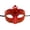 A004- Red, variant on Pink Glitter Masquerade Mask for Women 6 Inch Venetian Mask Eye Mask for Masquerade Party Mardi Gras Carnival Prom Evening Event, 1 Pack