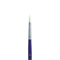 Kraze FX Face Paint Brush - Round # 6, Professional Artist Round Pointed Tip Synthetic Hair Brush for Face & Body Painting