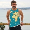 thumbnail image 6 of Salouo World Map With Landmarks for Men's Tank Tops,Sleeveless Muscle Shirts for Men Quick Dry Workout Tank Top Gym Muscle Tee Fitness Bodybuilding Sleeveless T Shirt-4X-Large, 6 of 7