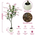 thumbnail image 2 of QinaQin Artificial Flower Tree Artificial Potted Interior Large Fruit, Suitable, 2 of 8