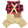 thumbnail image 1 of Dog Sweater Dress Dog Sweater With Leash Hole Knit Warm Dog Clothes, 1 of 5