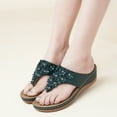 thumbnail image 5 of Ablanczoom Sandals Women Dressy Slippers Comfortable Wedge Platform Flip Flops for Shoes, 5 of 6