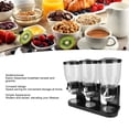 thumbnail image 3 of Dispensador De Alimentos Triples, Encimera De Dispensador De Cereales Triples Compactos, Almacenamiento De Granos Múltiples, Diseño Minimalista, Preparación Fácil Del Desayuno,, 3 of 7