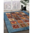 thumbnail image 3 of Ahgly Company Machine Washable Indoor Rectangle Abstract Gunmetal Gray Area Rugs, 2' x 5', 3 of 7
