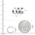 thumbnail image 5 of Kunmingshisd Earcuffs para hombres Clip de acero inoxidable en el cartílago Helix Ear Cuffs Pendientes punk no perforantes Mujeres, 5 of 5