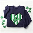 thumbnail image 4 of hotojiny Women St. Patrick's Day Gift Sweatshirts Fashion Printed Long Sleeve Shirt Casual Loose Fit Crew Neck Tops, 4 of 6