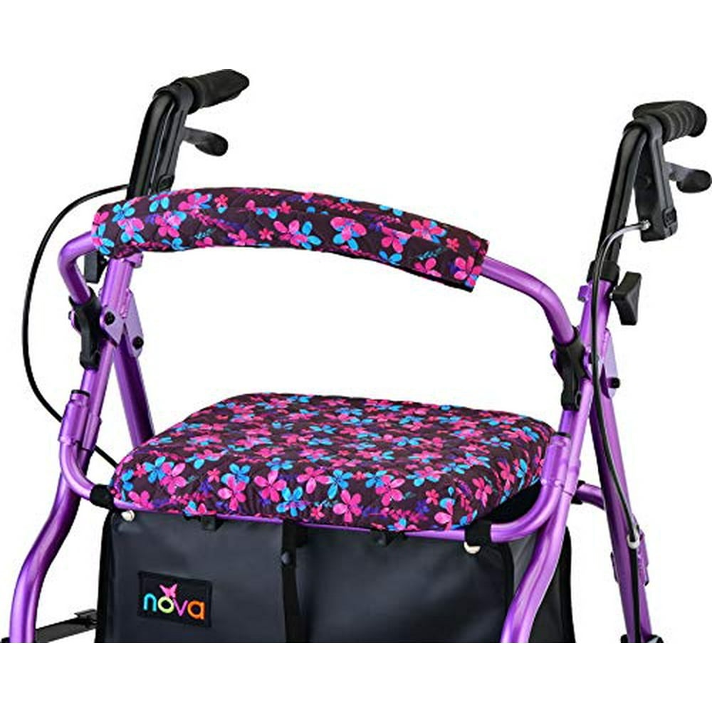 NOVA Medical Products Rollator Walker Seat & Back Cover, Removable