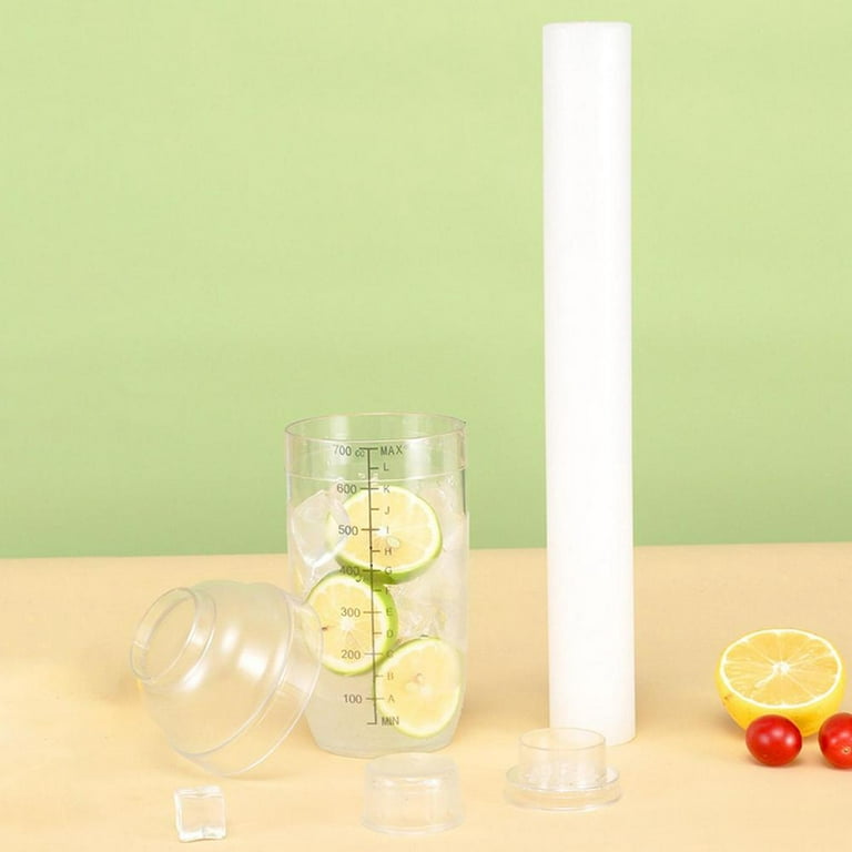 Drink Shaker, Large Capacity Cocktail Shaker with Measurements
