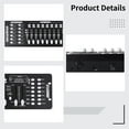 thumbnail image 3 of DMX512 Controller Console 192 Channels, Professional Stage Light Control Board for LED Par Moving Head Lights, Digital Display Lighting Mixer with Faders, Aluminum Shell DJ Equipment, 3 of 5