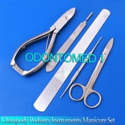 OdontoMed2011 Chiropody Podiatry Instruments Manicure Set Pedicure Set Nail File Nail Bts-168