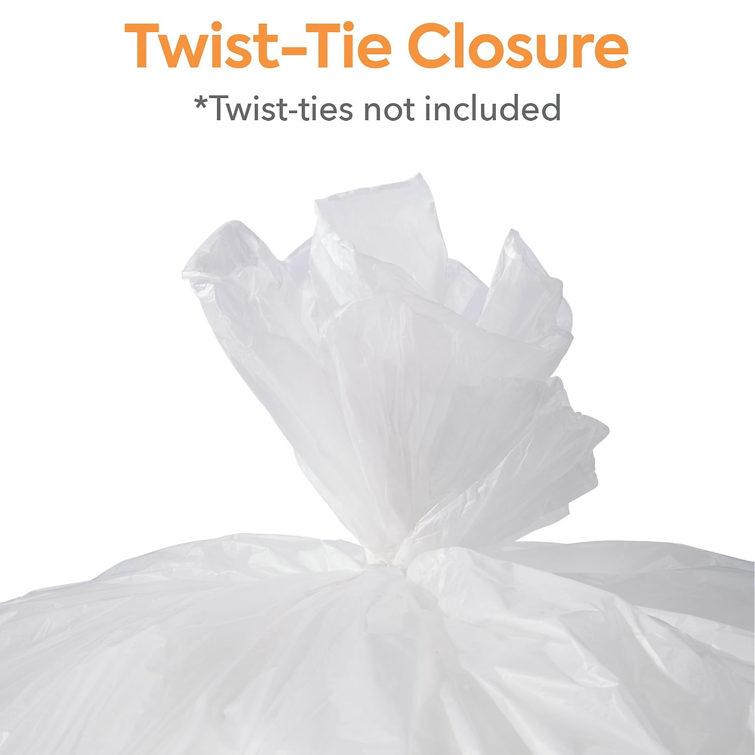 Staples Coastwide Professional 55-60 Gallon Trash Bag 38" x 60" High Density 14 mic Natural 200