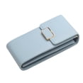 thumbnail image 5 of QualitChoice Woman Solid Color Crossbody Bag Sling Wallet Card Holder Coin Purse sky blue, 5 of 5