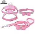thumbnail image 2 of Pet Chest Harness Rhinestone Bow Small Dog Traction Rope Walking Cat Chest Harness Coleira Para Cachorro Cat Accessories ShopWise Round, 2 of 23