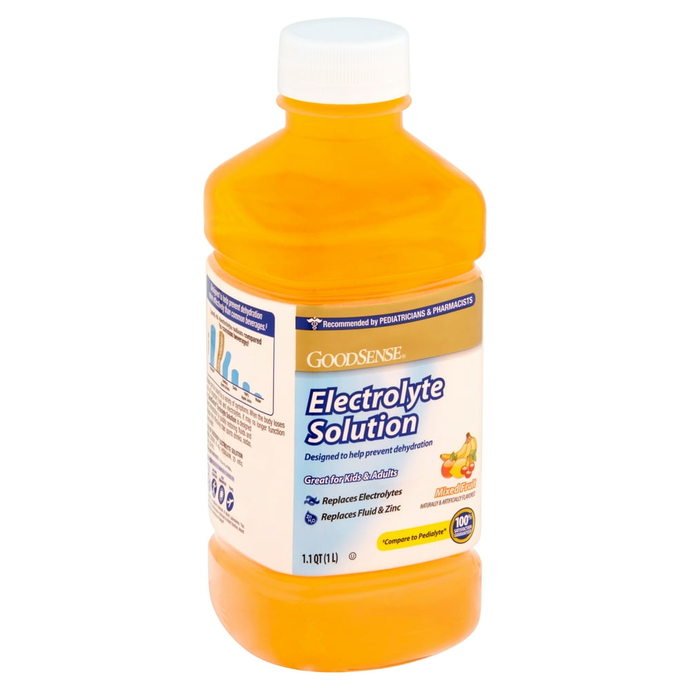 Good Sense Mixed Fruit Electrolyte Solution, 1.1 qt