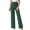 Green, variant on Blmnix Palazzo Womens Slacks for Work Plaid Fashion High Waist Womens Athletic Pants Wide-Leg Ankle Trousers