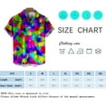 thumbnail image 4 of WHNBCW Funny Camo Plaid Hawaiian Shirt Novelty Psychedelic Graphic Button Down Shirt, 4 of 7