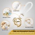 thumbnail image 3 of for Buick Key Fob Cover with Metal Braided Rope Keychain, Upgraded Soft Case for Avenir Envision Encore Chevy Suburban Tahoe GMC Yukon Denali (5 Buttons), 3 of 7