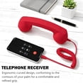 thumbnail image 4 of Retro Phone Handset, Telephone Style Landline Handle Receiver with Microphone Speaker, Type-C Retro Telephone Wired Handset for Cell Mobile Video Conferences, Calls, Meetings (Blue), 4 of 6