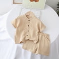 thumbnail image 2 of 1st Birthday Outfit Boy Toddler Boys Clothes Baby Outfit Sets Summer Dinosuar Set Teen Clothes Khaki 12-18 Months, 2 of 9
