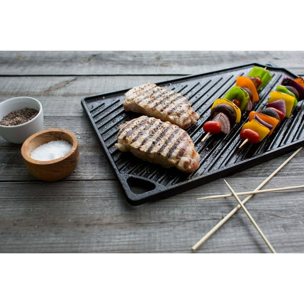 Lodge® Seasoned Cast Iron Reversible Grill / Griddle - Walmart.ca